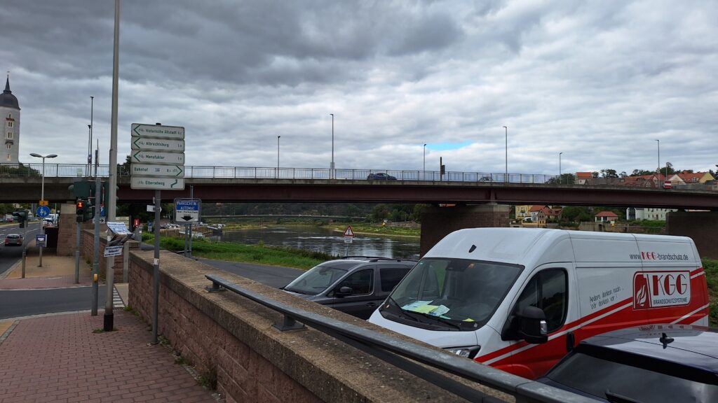 Albrechtsburg und Elbe