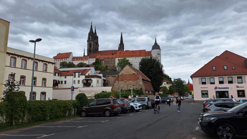 Albrechtsburg und Elbe