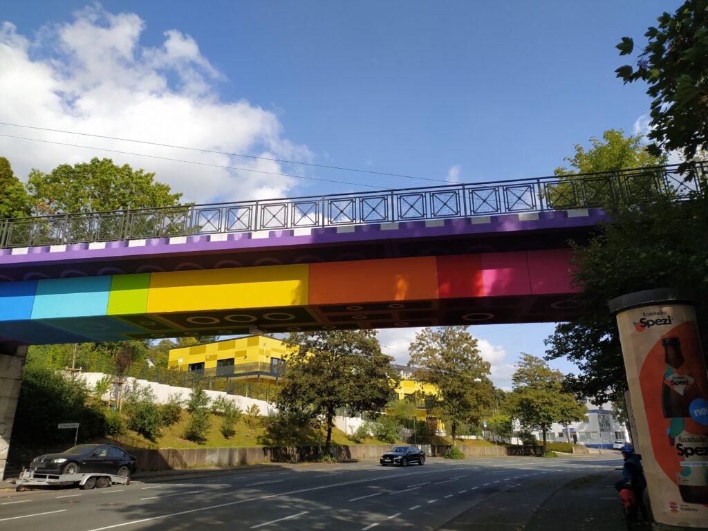 Legobrücke in Wuppertal 2023