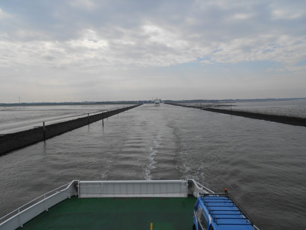 Richtung Norderney 2015