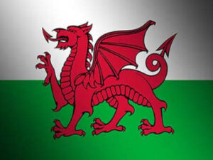 Wales Walisische Flagge