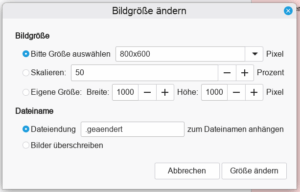 Bild aendern (Linux)