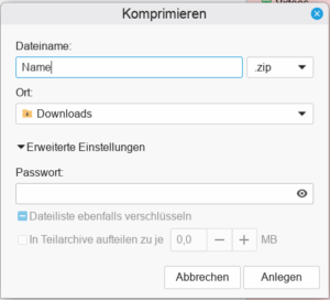 Komprimieren