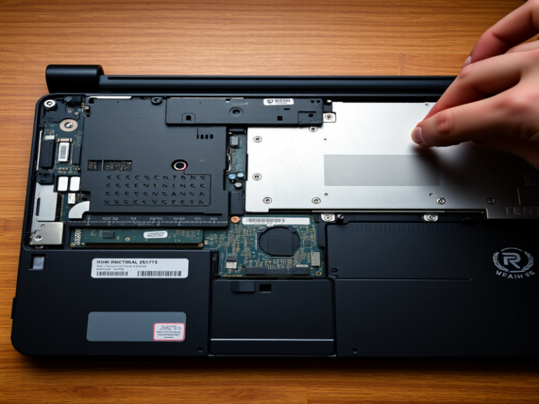 Offener Laptop